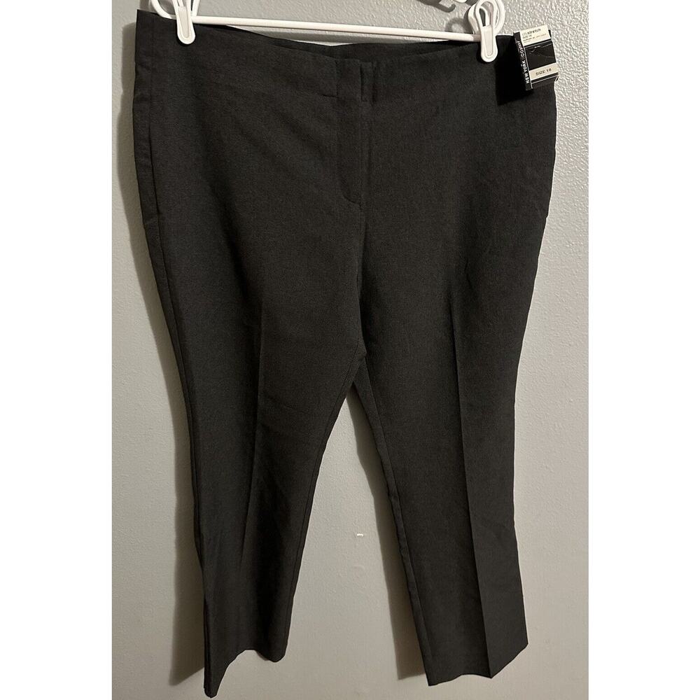 New York & Company Sullivan Stretch Slim Pant WOMENS Plus Size 18 Slim Leg